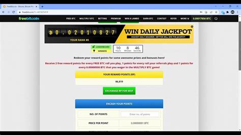 freebitco in free bitcoin wallet faucet lottery and dice